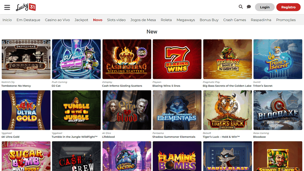 Casino Lucky 31 - Évaluations, Notes, Jeux, Récompenses